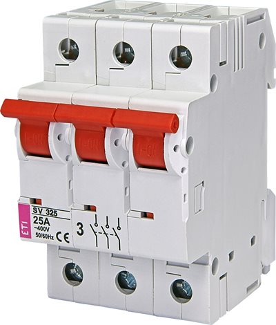 SV325 3P 25A Hlavní vypínač