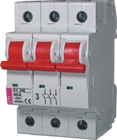SV340 3P 40A Hlavní vypínač