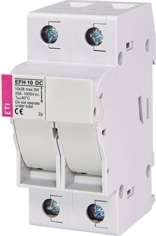 EFH 10 DC 2p 1000V DC Pojistkový odpojovač 25A pro fotovoltaické aplikace