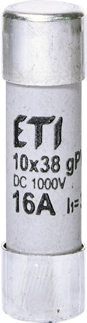 CH10x38 gPV 16A/1000V DC gPV pojistka pro fotovoltaiku