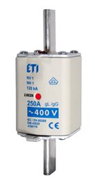 NV1/NH1 gG 250A/400V Nožová pojistka
