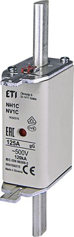 NV1C/NH1C gG 125A/500V Nožová pojistka