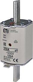 NV1/NH1 gG 250A/500V Nožová pojistka