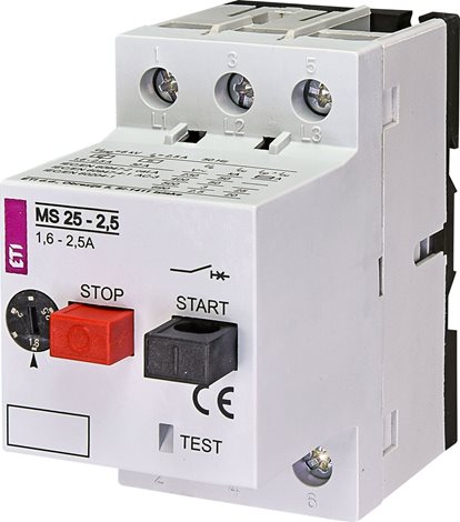 MS25-2,5 Motorový spouštěč 1,6-2,5A