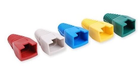 4366 DATACOM Návlek pro konektor RJ45 s bublinou žlutý - 100 pack