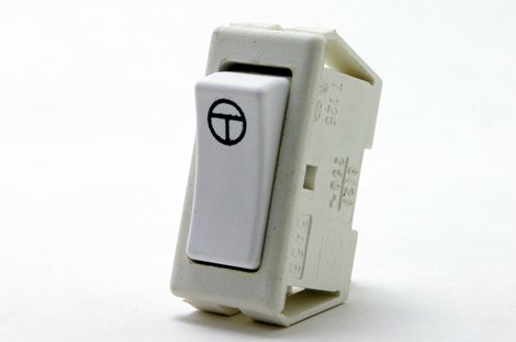 3456-80619 BB Zapínací ovladač vestavný  kolébkový 6A/250V 1