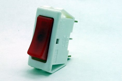 3656-18619 BR Spínač vestavný kolébkový 16A/250V, prosvětlená páčka 1