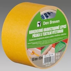 B816RL Kobercová oboustranně lepicí páska s textilní výztuhou (08.41)