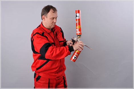 Čistič PUR pěny a NBS pistole 500ml 3