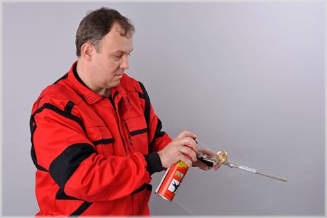 Čistič PUR pěny a NBS pistole 500ml 6