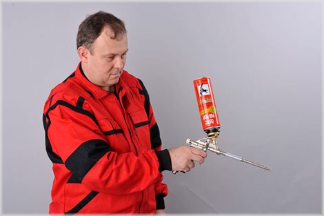 Čistič PUR pěny a NBS pistole 500ml 7
