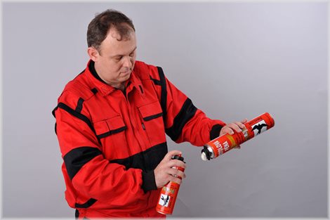 Čistič PUR pěny a NBS pistole 500ml 9