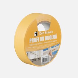 B7091MA Profi UV odolná maskovací páska 30mm / 33m žlutá