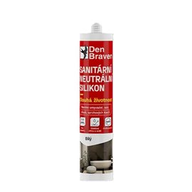 Silikon neutrální+S bílý 280ml