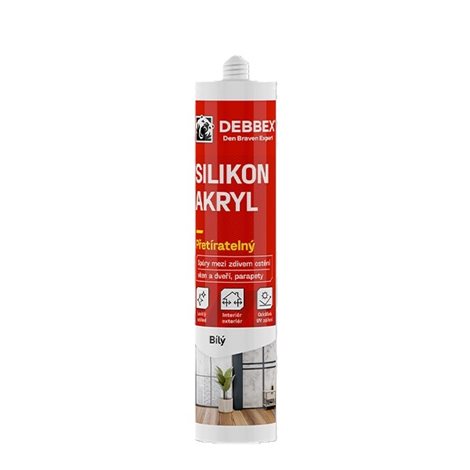 Silikon akrylový tmel 280ml bílý
