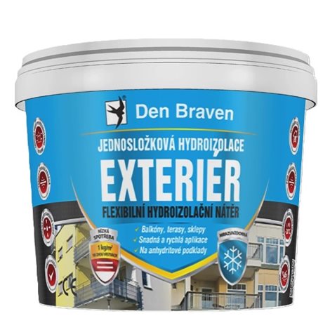 Jednosložková hydroizolace EXTERIÉR 2,5 kg