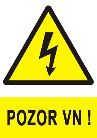 Samolepka 0199B A6 Pozor VN !