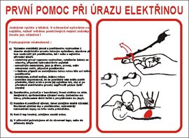 Tabulka 7781 A3 První pomoc při úrazu elektřinou