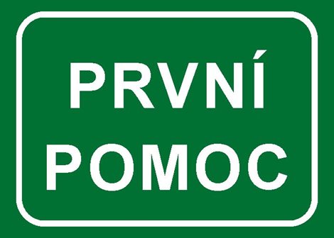 Tabulka 7802 A4 První pomoc - text v rámečku