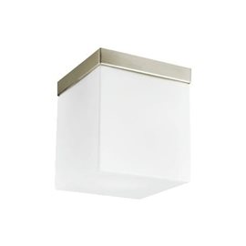 CUBIX stropní svítidlo E27 1x 60W bez zdroje 20cm IP20, saténový nikl