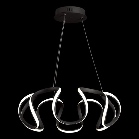 PASSO závěsné svítidlo LED 40W 4140lm 4000K 56cm IP20, černé 2