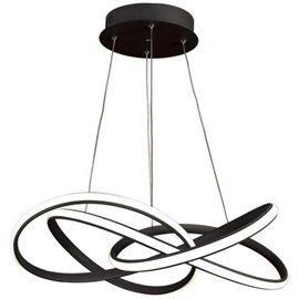 PASSO závěsné svítidlo LED 40W 4320lm 4000K 56cm IP20, černé