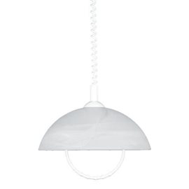 ALBERT závěsné svítidlo 1x E27 60W bez zdroje 35cm IP20, bílé