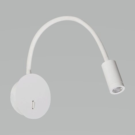 NOIR nástěnné svítidlo s vypínačem LED 3W 160lm 3000K IP20, bílé 1
