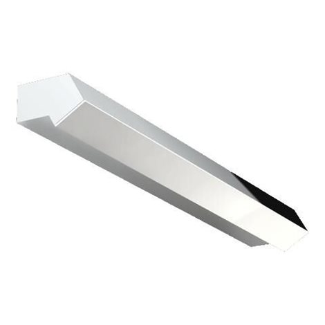 ERRAY koupelnové nástěnné svítidlo 1x T5 14W 1030lm 4000K 57cm IP44, chromové 1