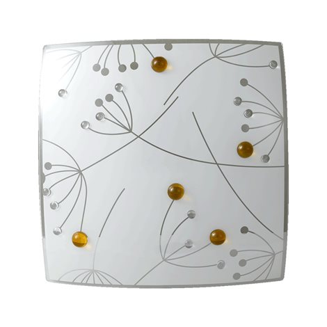 ANETTA stropní svítidlo 1x E27 60W bez zdroje 30cm IP20, bílé