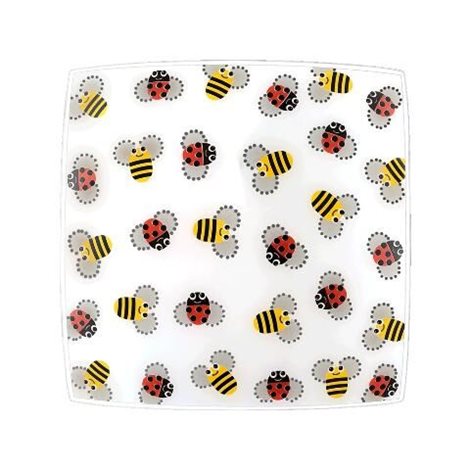 BIBI přisazené svítidlo 1x E27 60W bez zdroje 30cm IP20, bílé