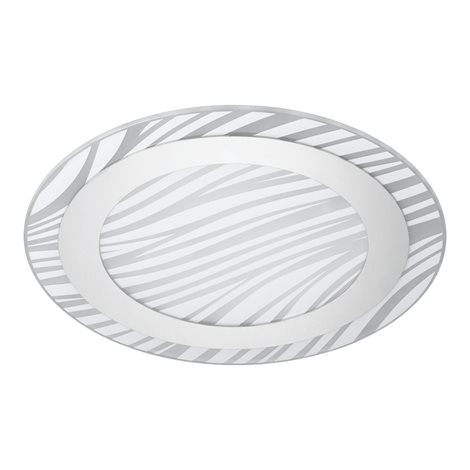 EPSYLON stropní svítidlo 2x E27 60W bez zdroje kulaté 41cm IP20,  chromové