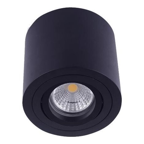 ALMAN stropní bodové svítidlo 1x GU10 50W bez zdroje 8cm kulaté IP20, černé 