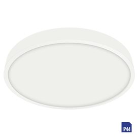 LENYS koupelnové přisazené svítidlo LED 30W 2750lm 4000K 28cm kulaté IP44, bílé