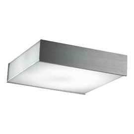 CUBEO stropní přisazené svítidlo 4x E27 60W bez zdroje 40cm IP20, broušený hliník