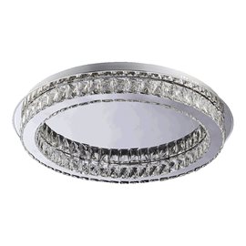 MOVIDA stropní svítidlo LED 48W 3600lm 3000K 65cm IP20, chromové
