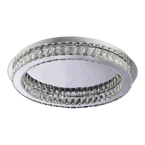 MOVIDA stropní svítidlo LED 48W 3600lm 3000K 65cm IP20, chromové 1