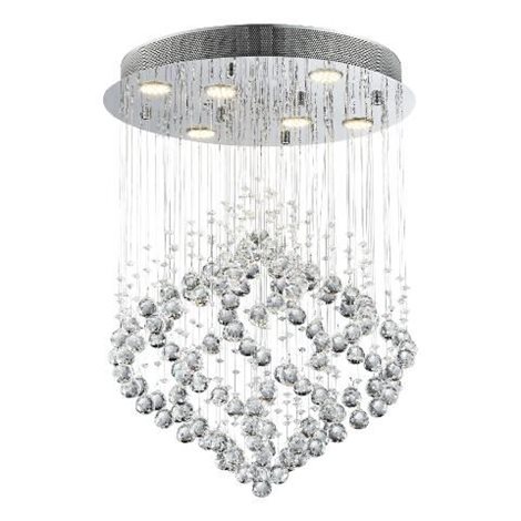 CHESTER závěsné svítidlo 6x GU10 50W bez zdroje 48cm IP20, chromové