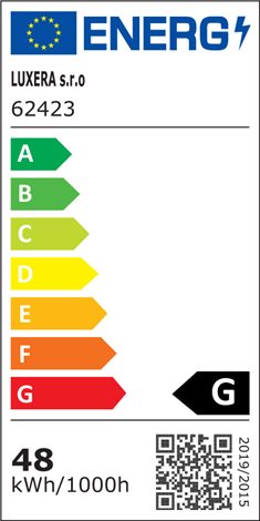 GIRO stropní svítidlo LED 48W 3600lm 3000K 60cm IP20, chromové 2