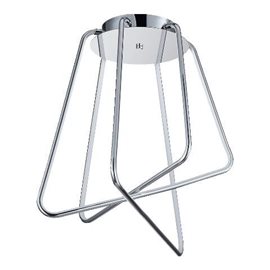 ARI stropní přisazené svítidlo LED 40W 3200lm 4000K 51cm IP20, chromové