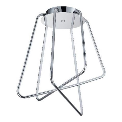 ARI stropní přisazené svítidlo LED 40W 3200lm 4000K 51cm IP20, chromové
