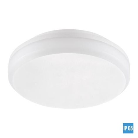 TVER venkovní stropní panel LED 30W 2400lm 4000K 28cm kulatý IP65, hliníkový 1