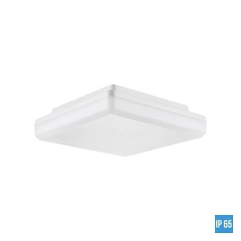 TVER venkovní stropní panel LED 20W 1600lm 4000K 20cm hranatý IP65, bílý 1