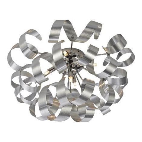 RIBBON stropní svítidlo 5x G9 33W bez zdroje 60cm IP20, hliníkové