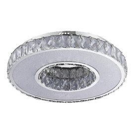 ORAMA stropní svítidlo LED 39W 3120lm 4000K 44cm IP20, chrom / křišťál