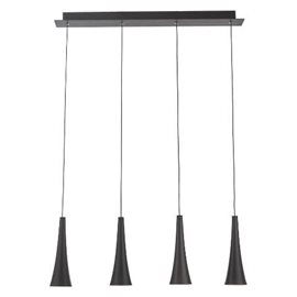 MADERA závěsné svítidlo LED 20W 878lm 3000K 69cm IP20, kávově hnědé