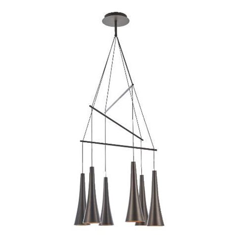MADERA závěsné svítidlo LED 30W 1300lm 3000K 53cm IP20, kávově hnědé