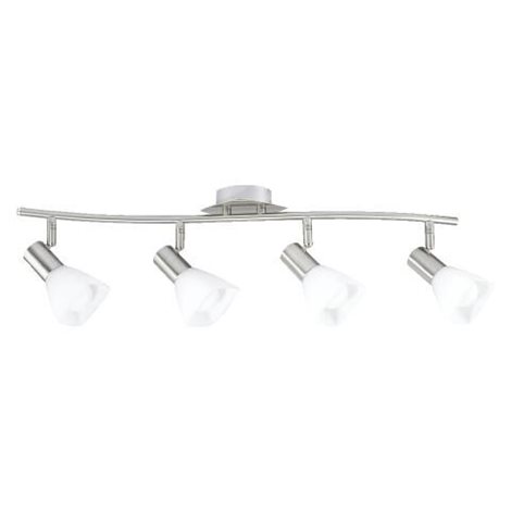 AIDA přisazené bodové svítidlo 4x E14 40W bez zdroje 70cm IP20, saténový nikl