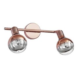 CUPERTINO přisazené bodové svítidlo 2x G9 33W bez zdroje 31cm IP20, měděné
