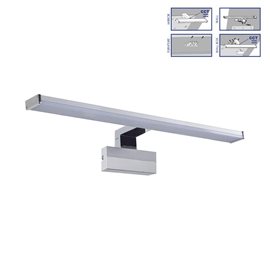 TREMOLO PLUS koupelnové nástěnné svítidlo LED 10W 1050lm 3000K/4000K CCT 60cm IP44, chromové